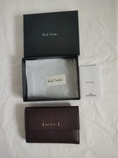 Paul Smith Purse Bi-Fold Burgundy 100% Calf Leather Westbourne BNIB RRP£235