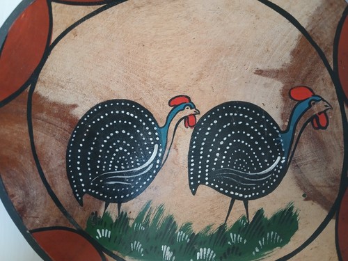 Hand crafted painted african - hand,