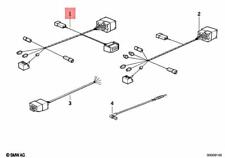 OEM BMW E23 E24 E28 E30 E31 E32 Antenna Adapter Tubing OEM 65121394202