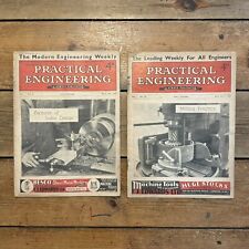Vintage Practical Engineering Magazine 1940 2pcs