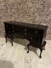 Dolls House 1/12 Scale Miniature Artisan Ornate Dark Wood Sideboard Cupboard