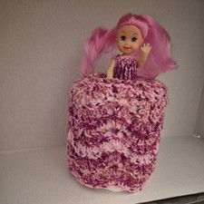 Retro Toilet Roll Cover Doll