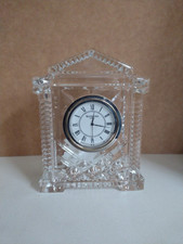 Waterford Crystal Grecian Mantle Clock Working