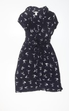 H&M Maternity Black Bird Print