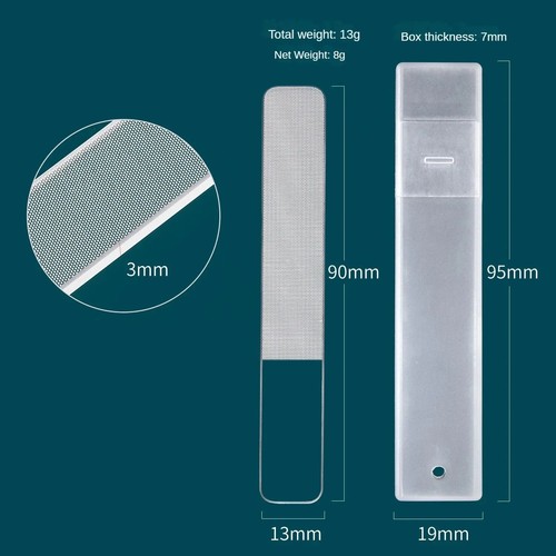 Transparent nano glass nail - 1,