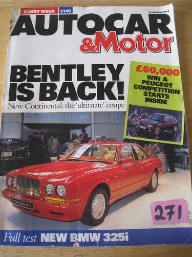 Autocar mar 1991 bentley - autocar,
