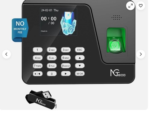 Ngteco as10 fingerprint time - ngteco,