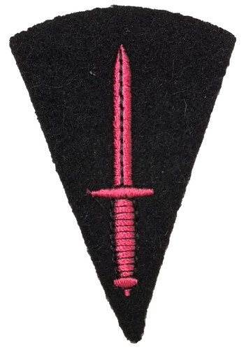 Army commando red dagger - red,