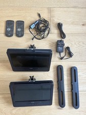 Logik Portable DVD Player Dual Screen Car or Home