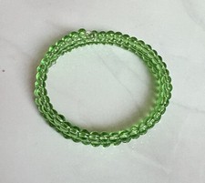 Green Coloured Glass 4mm Round