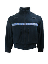 Tornado Fleece Black Reflective Security Uniform Patrol Duty Radio Loops Grade 2