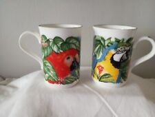 Kingsbury Parrot Mugs X 2