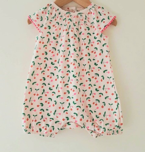 Baby boden girls cherry romper - girls,