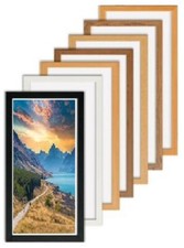 Panoramic Sizes Black Picture Frames White Photo Frames Modern Oak Poster Frame 