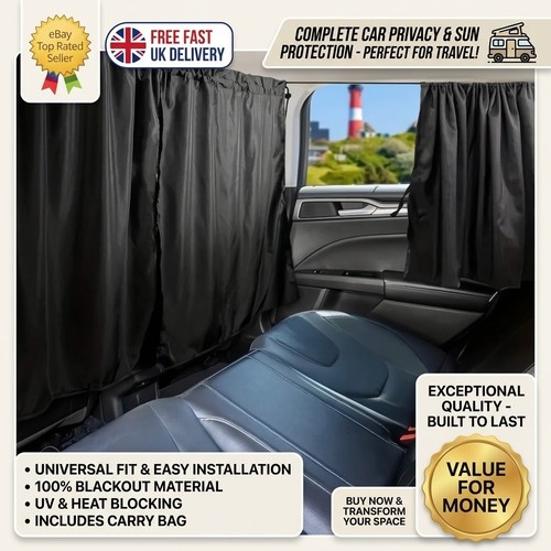 Blackout car window - blackout, curtains