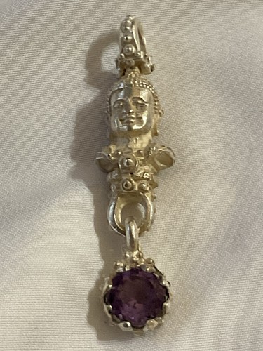 Buddha pendant sterling with - pendant,