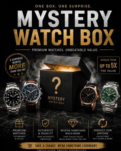 Mystery watch box luxury - box,