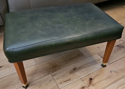 Vintage 1970s green - green, faux