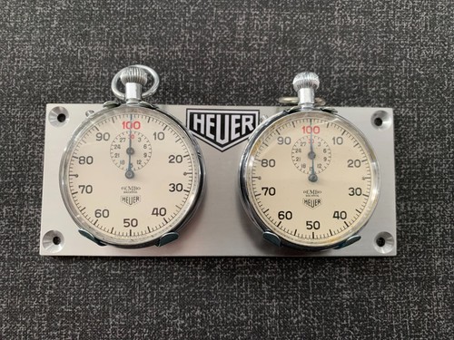 Vintage heuer dembo stopwatch - heuer,