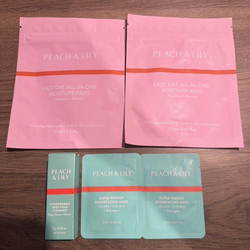 Mixed lot peach - of, &