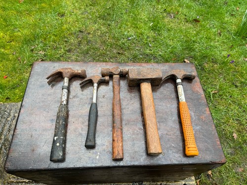 Job lot vintage hammers - lot, of