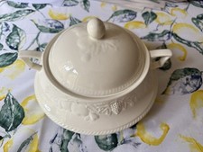 BHS Lincoln Tableware Vegetable Serving Dish + Lid Slight Internal Marking White