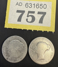 2 x Victoria .925 Silver