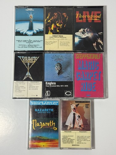 Classic rock cassette tape lot - rock,
