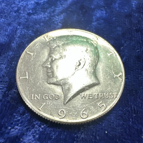 1965 silver kennedy half - 1965,