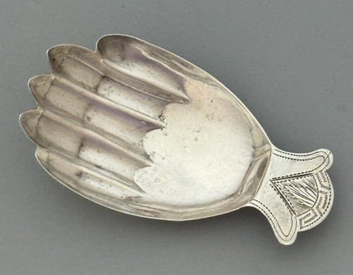 Georgian silver hand form tea - georgian,