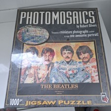 The Beatles 1000 pce  Jigsaw Puzzle, Photomosaics by R Silvers, Sgt Peppers Band