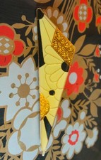 Vintage French Brooch Enamel