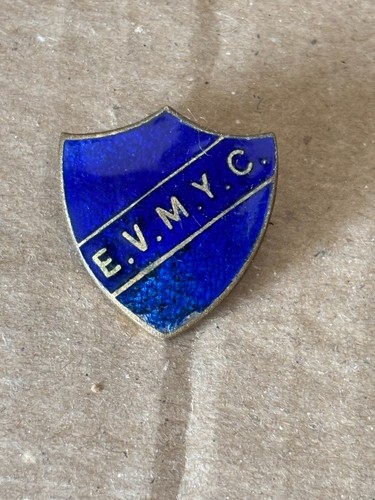 Vintage school club enamel - vintage,