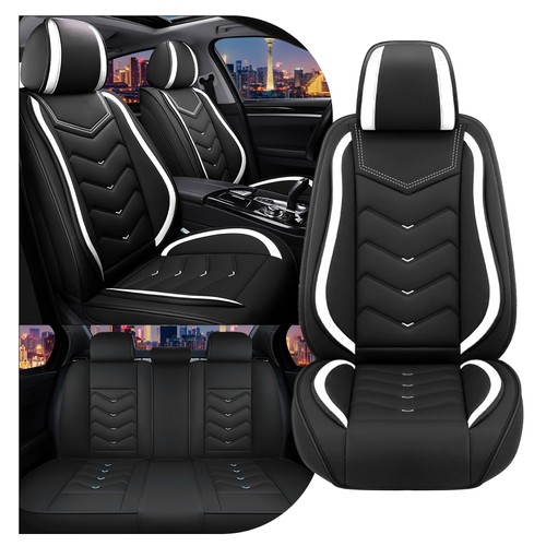 Seat covers black - covers, black/white