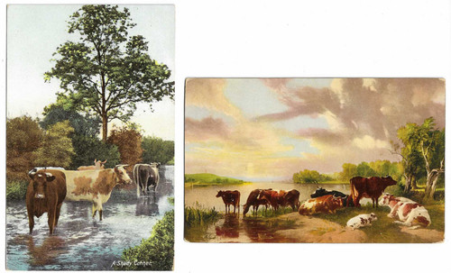 Vintage postcards rural - 2,