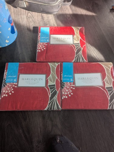 Harlequin poppy pillowcases - harlequin, "poppy"