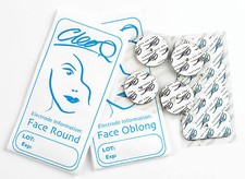 NEW Cleo Face Pads Round/Oblong Electrodes (8 per Pack): Direct From Cleo