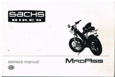 SACHS MADASS 50 ORIGINAL 2004 INSTRUCTION & MAINTENANCE MANUAL / SERVICE RECORD