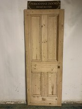 V29/116 ( 28 1/2 X 77 1/4) Old Original Reclaimed Victorian Period Pine Door