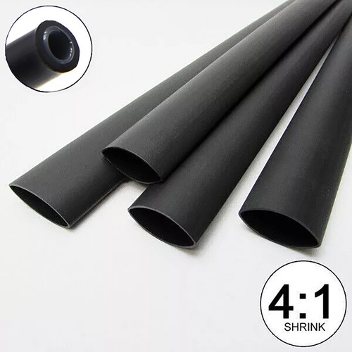 Black heat shrink sleeving - black,