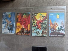 BT Phonecard Special Edition - Dragons Of Summer Flame - full set of four cards