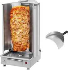 Royal Catering Professional Gas Kebab Grill for 80 kg of Meat 5 Burners 20 kW  