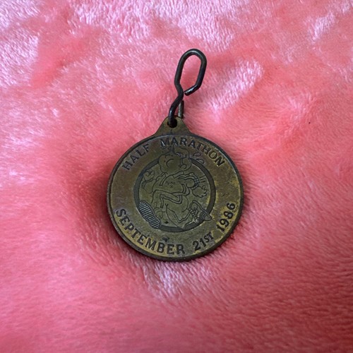 1986 half marathon medal - , from