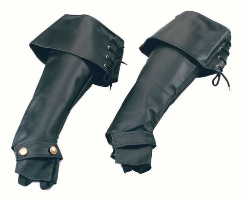 Pirate boot tops faux - tops, leather