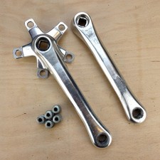 Vintage Stronglight 100 86 BCD cranks w/ triple chainring bolts - 80s - Touring 