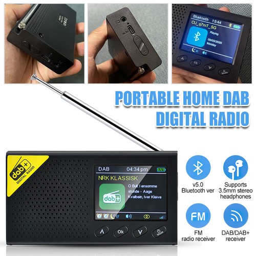 Portable dab radio fm - dab+,
