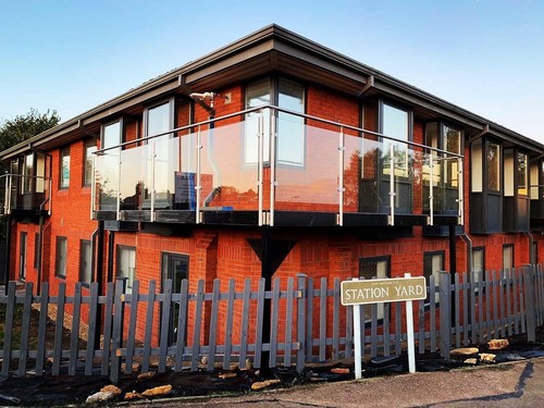 Glass walk out - walk-out, balcony
