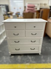 Laura Ashley White Painted Chest of Drawers - CS CB3