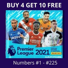 Panini Premier League 2021 Stickers #1 - #225