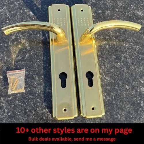 Sleek polished gold - gold, door